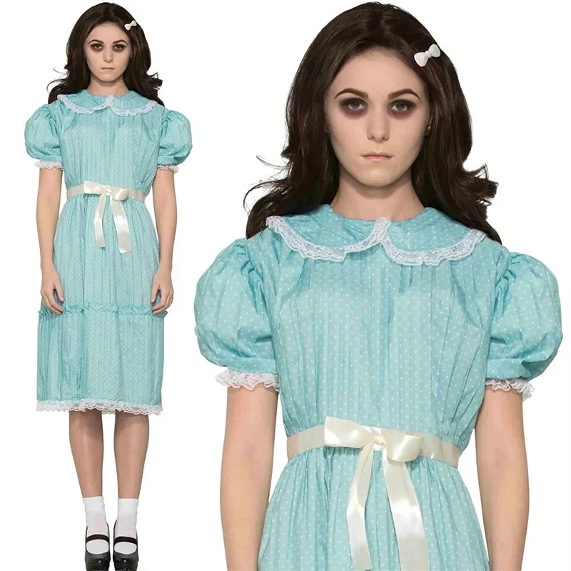 

Summer College Lolita Style Sweet Lace Splice Peter Pan Collar Short Sleeve Dress Vintage Mori Girl Cute Bow Doll Dress