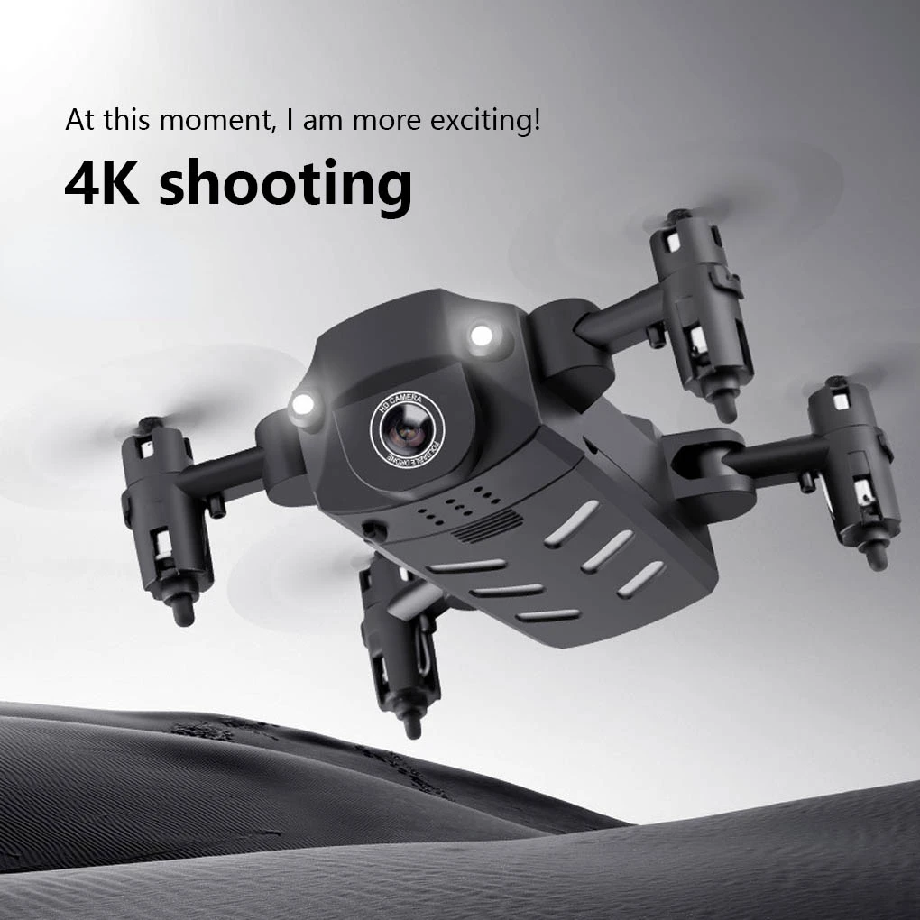 RC Mini Drone 4K Professional With HD Camera Folding Super Long Endurance Aircraft One Key Return Quadrocopter Gift Kid Toys