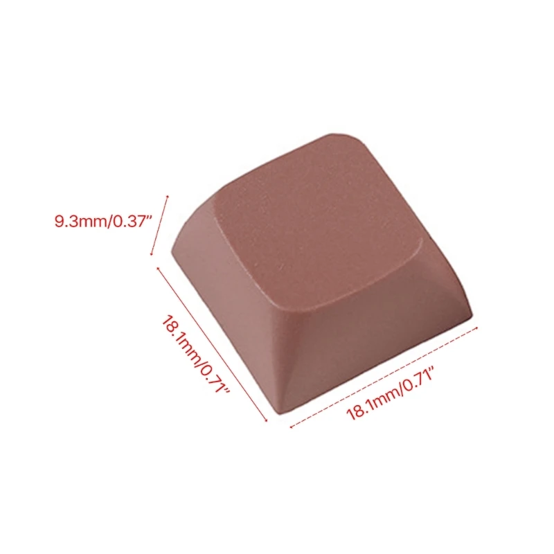 10 шт. пустые колпачки для клавиш толстые из ПБТ XDA2 высота 1U шариковая крышка