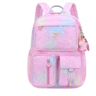 2021 Радужный школьный Радужный рюкзак с подвеской Пони для девочек-подростков, Детские Водонепроницаемые рюкзаки, детские школьные сумки, сумки для книг