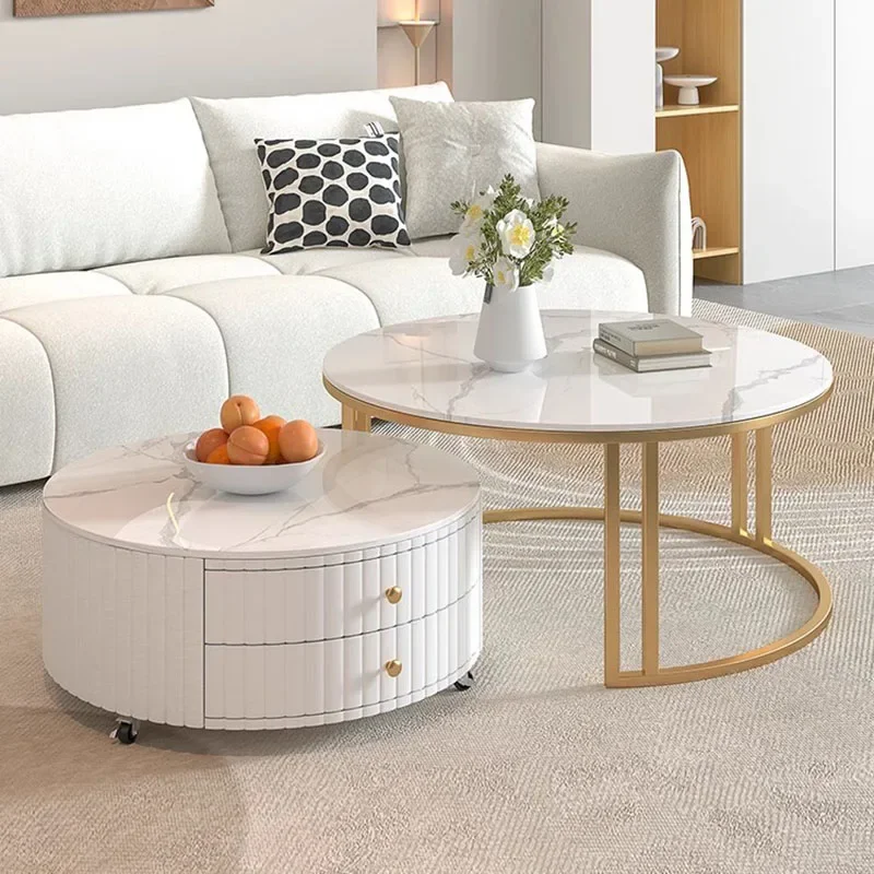 Coffee Table Tables Center Living Room Furniture Couch Mesa De Canto Set Side Glass Designer Plegable Tea Lightweight