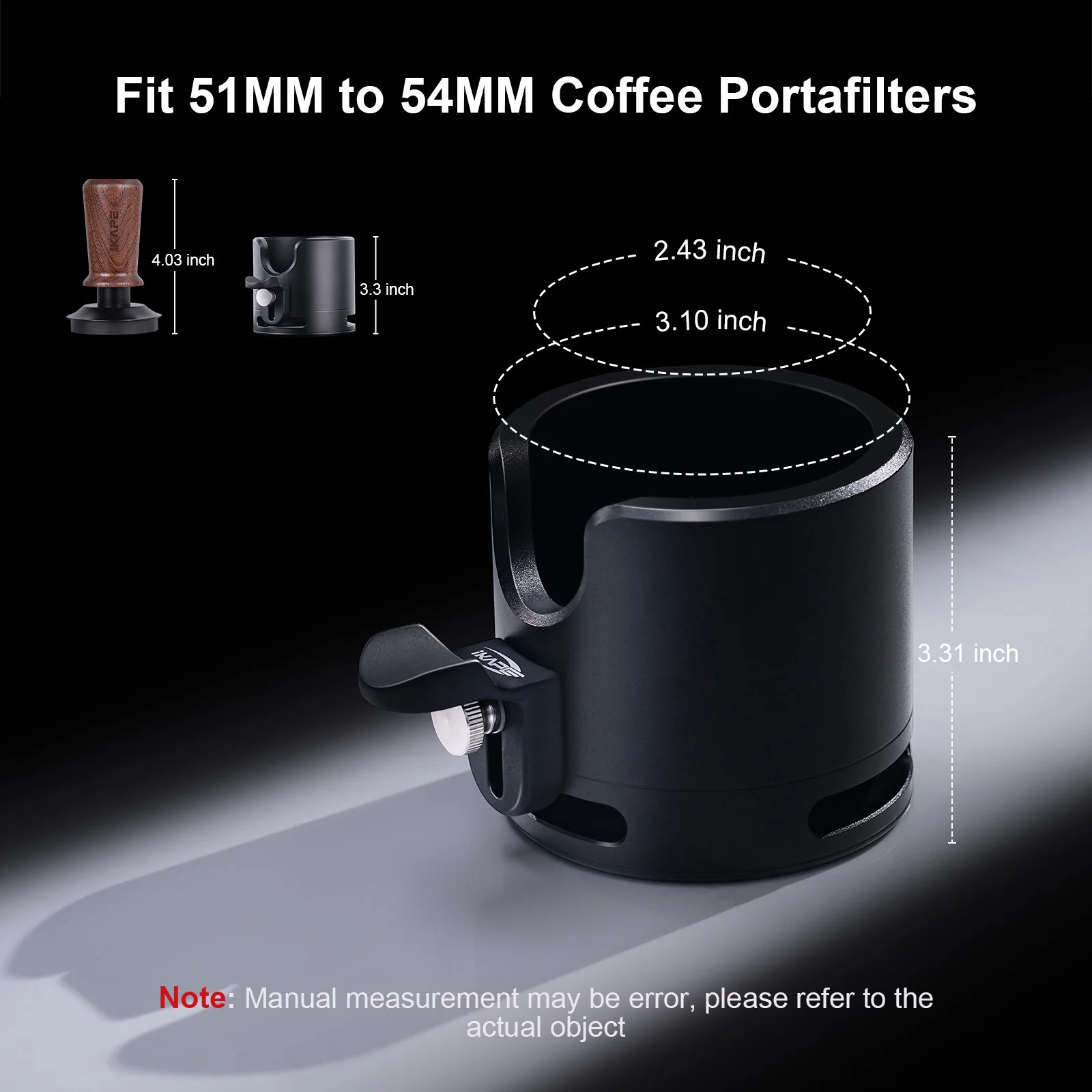 Держатель портафильтра IKAPE для эспрессо из алюминия