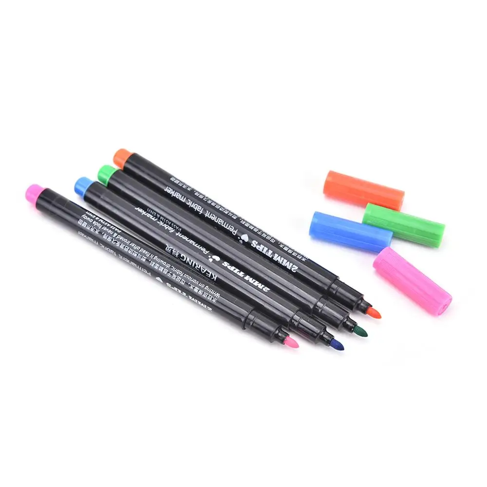 Фломастеры для текстиля. Набор маркеров fabricolor. , 1,8мм. Маркеры по ткани. Маркер для ткани не смывающицся.