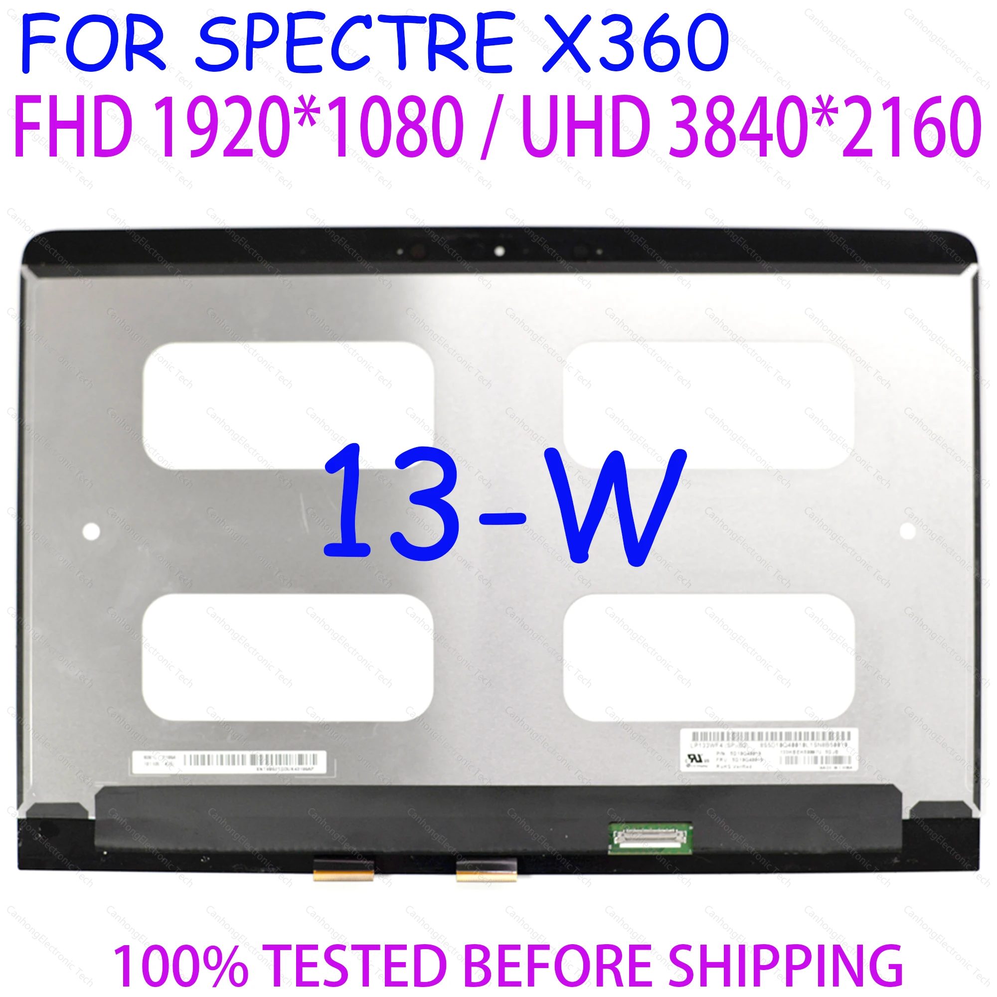 ЖК-дисплей FHD UHD для HP Spectre X360 13-W 13-w033ng 13-w001tu 13 3 дюйма сенсорный экран дигитайзер