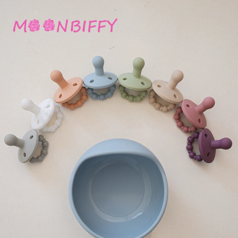 

1PCS Baby Silicone Nipple BPA Free Food Grade Silicone Pacifier Baby Teether Kids Nipple Chewable Nursing Teething Goods