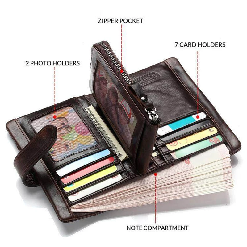 Кошелек из натуральной кожи