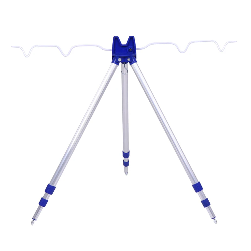 

Aluminum Alloy Sea Pole Bracket Fishing Rod Rack Fishing Gear Triple-Cornered Sea Pole Bracket Telescopic Rod Bracket