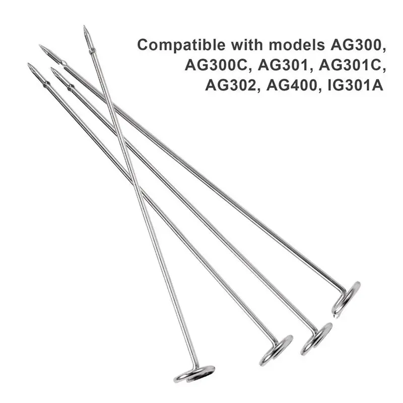 Фото Шампуры для кебаба didinew для Foodi AG300, AG300C, AG301, AG301C, AG302, AG400, IG301A, 10 шампуров из нержавеющей стали, длина 7,25 дюйма. №2