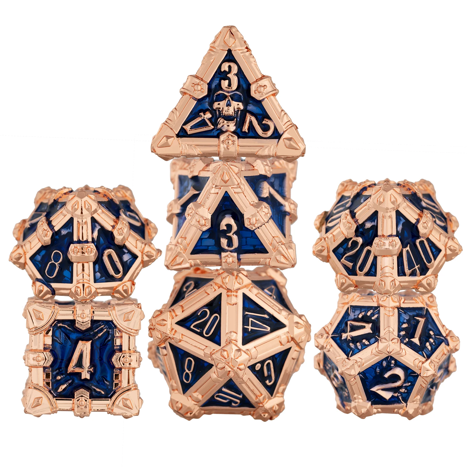 Детские металлические кости для подземелья и дракона многогранные ролевых игр D