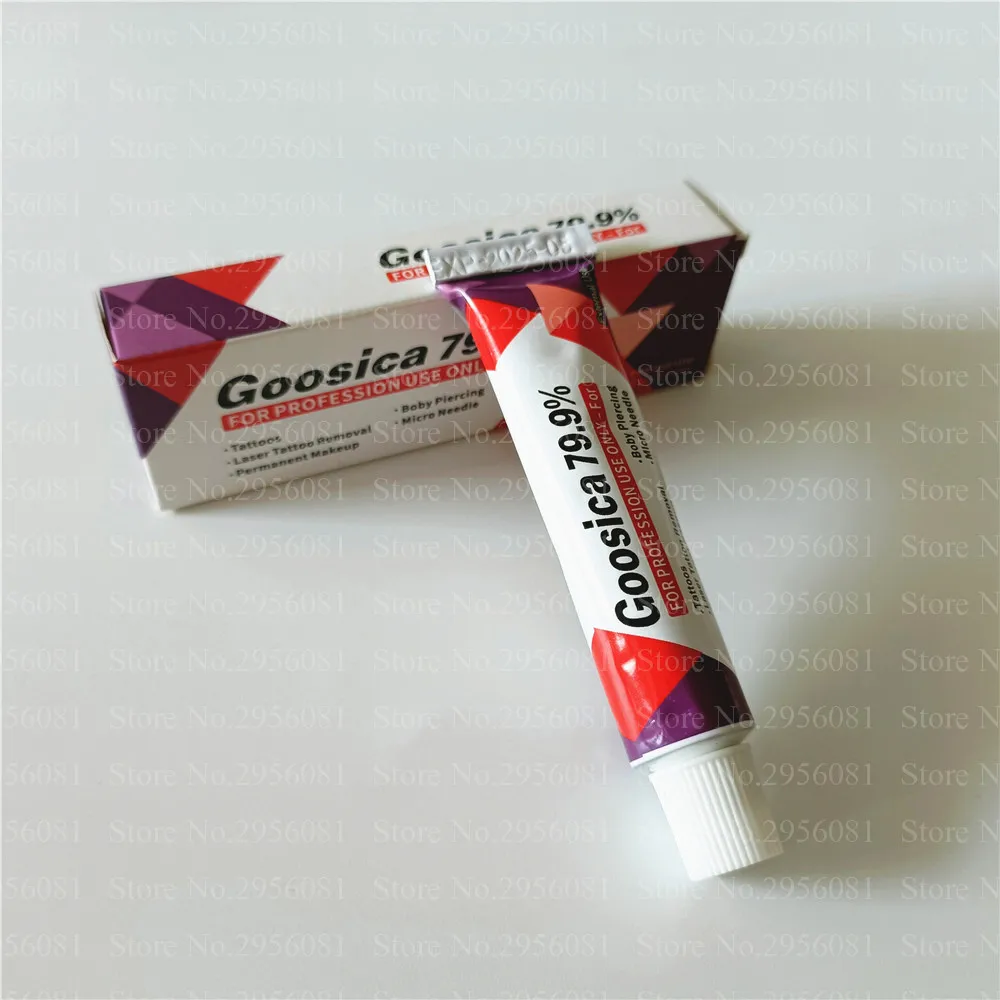 New Arrival 79.9% Goosica Tattoo Cream Before Permanent Makeup Microblading Eyebrow Lips 10g images - 1
