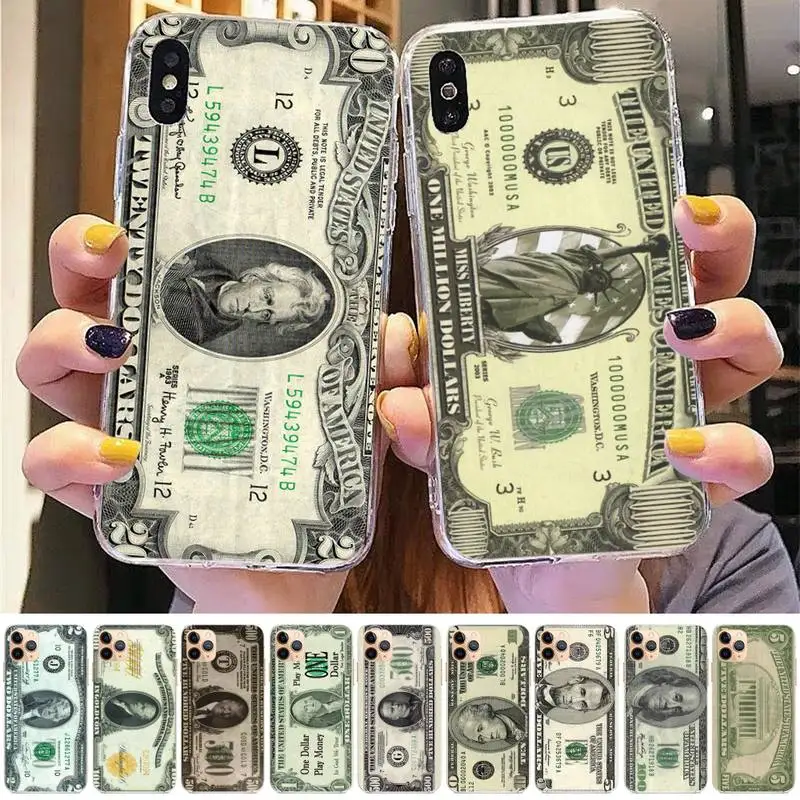 

Yinuoda Dollar Phone Case for iPhone 11 12 13 mini pro XS MAX 8 7 6 6S Plus X 5S SE 2020 XR case