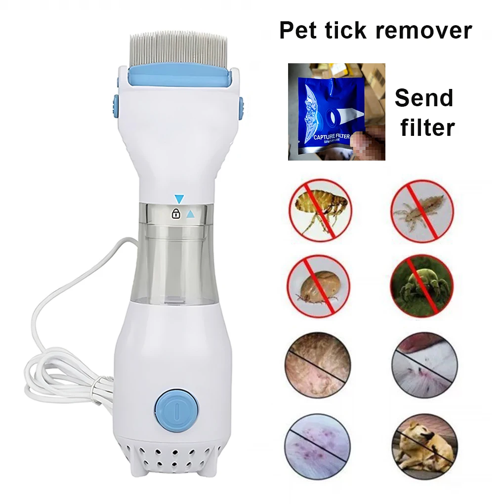 

Widely Used And Made With ABS Pet Hair Cleaner Lice Comb Pet Electric Lice Grabber Combs Stylish