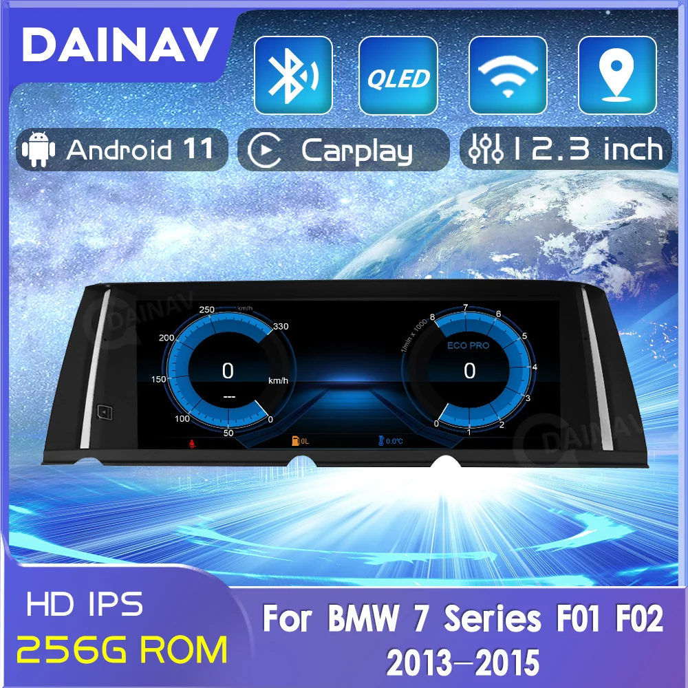 

Car Radio 256G 12.3 Inch Android 11.0 For BMW 7 Series F01 F02 2013-2015 GPS Navigation Multimedia Player Stereo Receiver