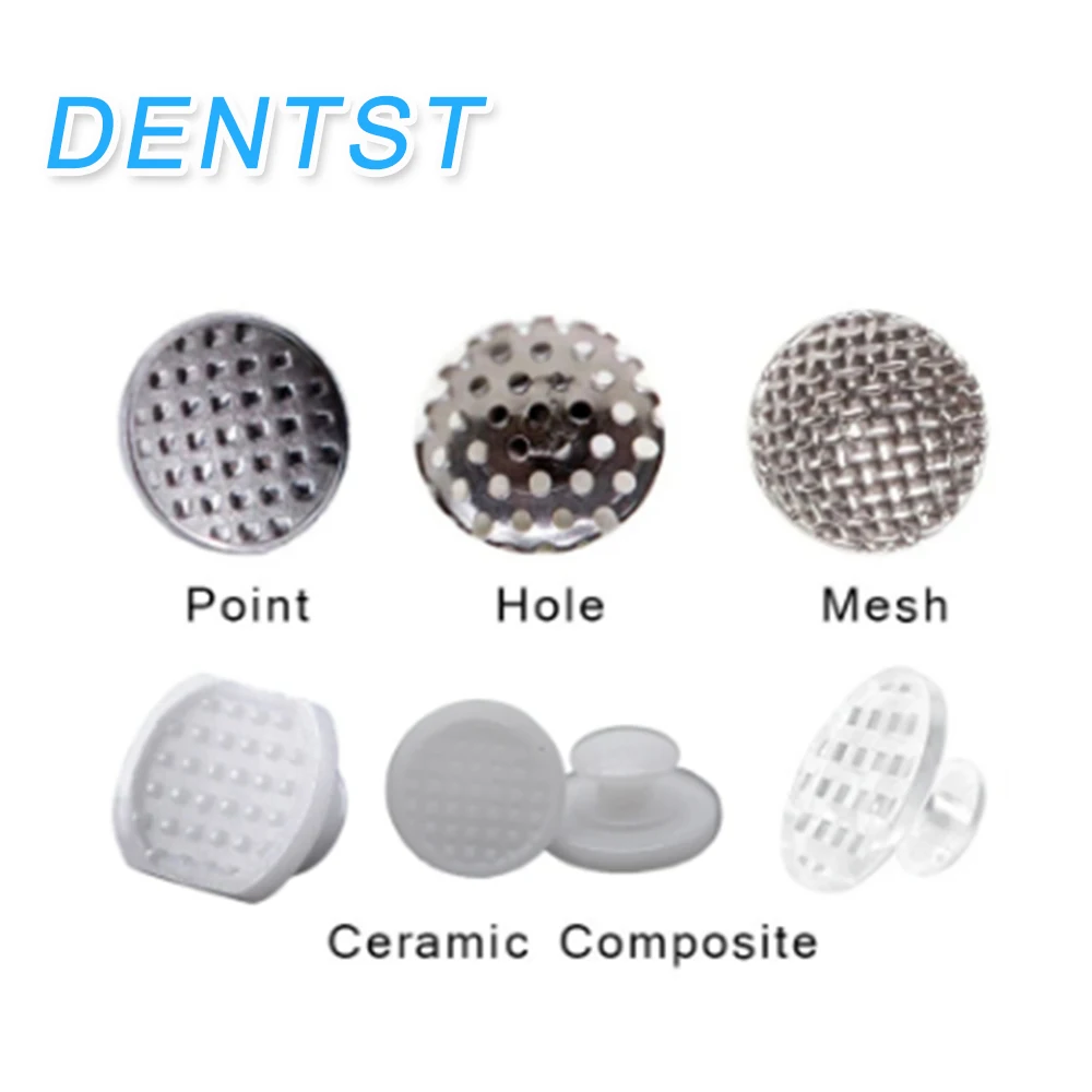 

Orthodontics Lingual Buttons 50PCS/box Clear Ceramic Composite Dental Metal Button Linguales Ortodoncia 50Pcs/Box стоматология