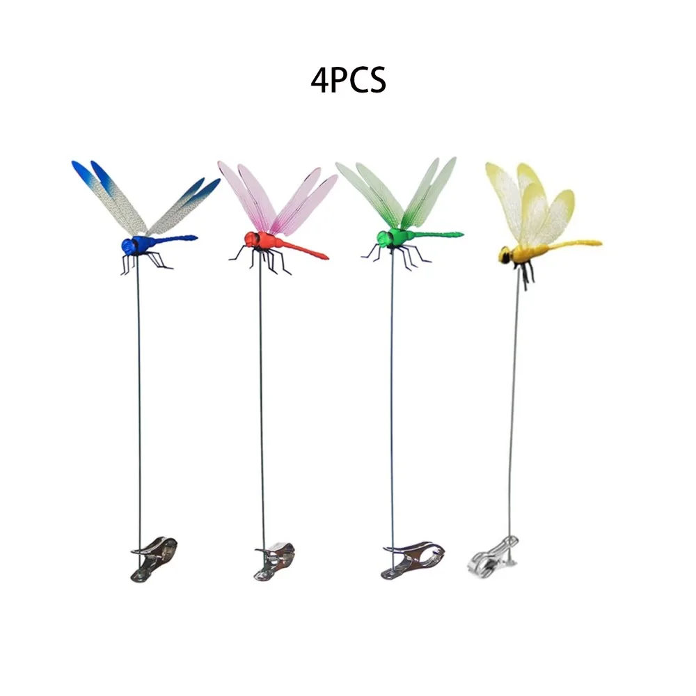 

Искусственная стрекоза-зажим для сада