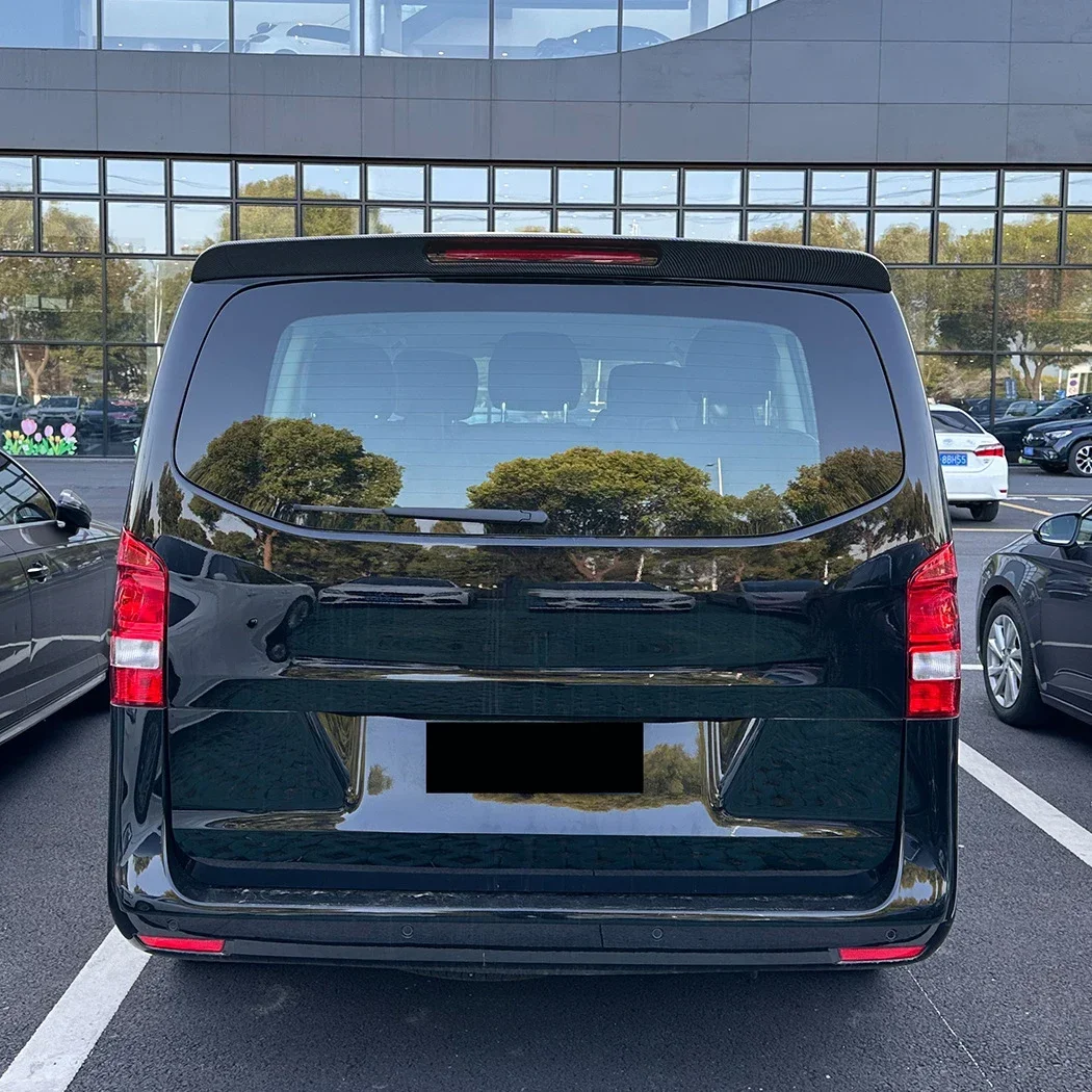 Фото Для Mercedes Benz Vito Viano V-Class W447 V220 2016-2023 Автомобильный спойлер на крышу, багажник, сплиттер, спойлер, диффузор, задняя отделка губ №4