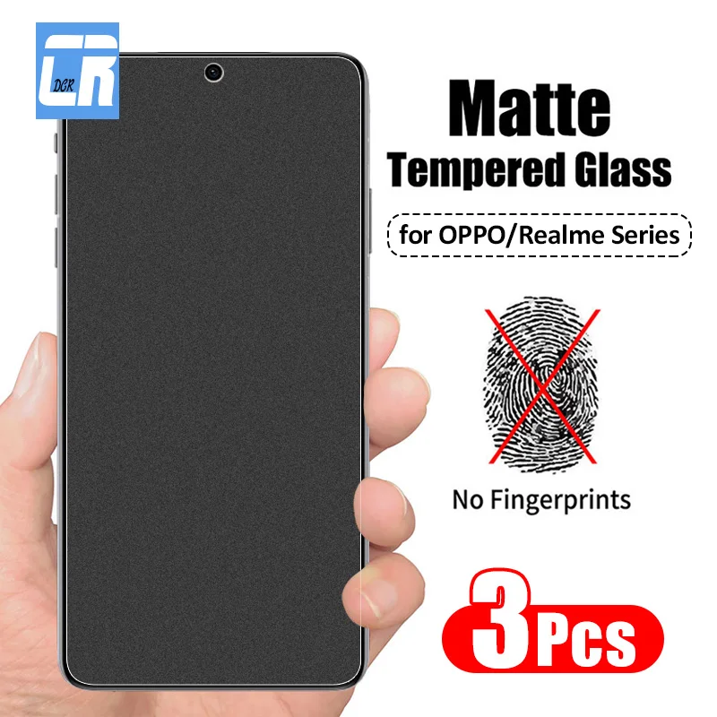 

1-3Pcs Matte Screen Protector for OPPO Realme 10 GT Neo 3 2t C30 C31 C33 C35 C25S Reno 8 A96 A74 A54 A17 A57 A77 Tempered Glass