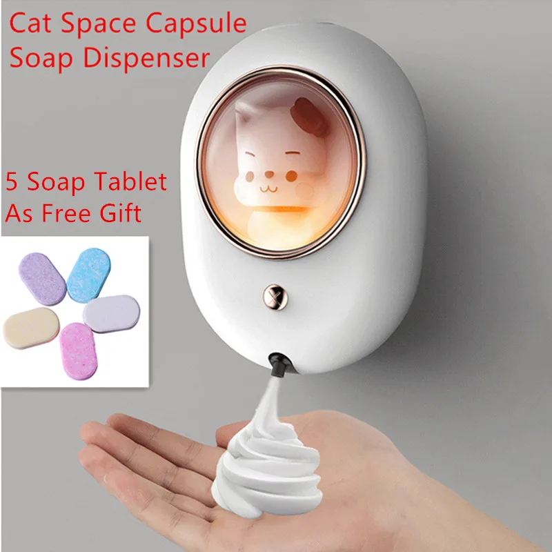 

Wall Mount Automatic Foam Soap Dispenser Bathroom Non-contact Hand Washing Machine With USB Charging For Kid Hand Washing