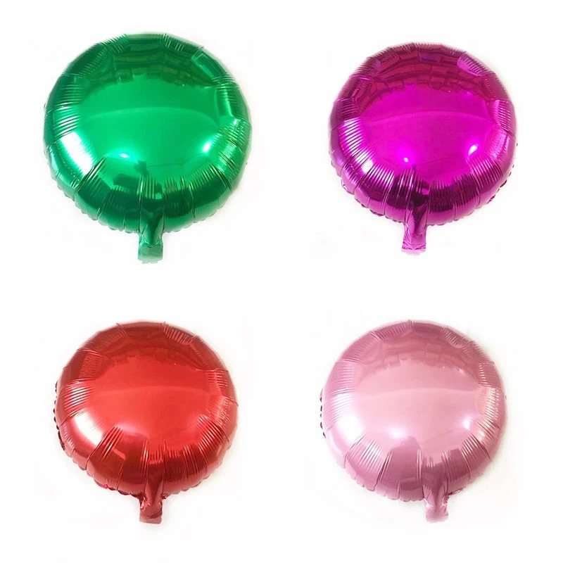 

18 inch round aluminum film balloon wedding birthday party decoration round helium balloon children's party arrangement