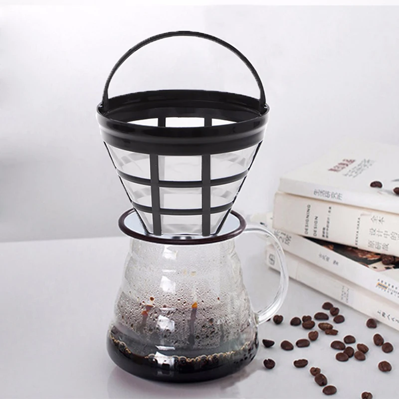 

1Pcs Replacement Coffee Filter Reusable Juice filter Mesh Cup Mesh Bag Brewer Tool Coffee Maker Accessories Handmade Tableware
