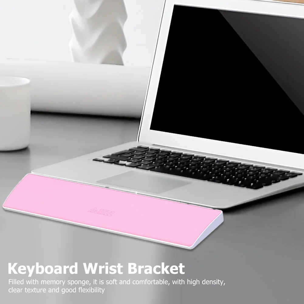 

61/87/104 Keys Keyboard Wrist Rest Mechanical Keyboard Wrist Pad Support with Anti-Slip PU Leather Soft Memory Foam for Laptop