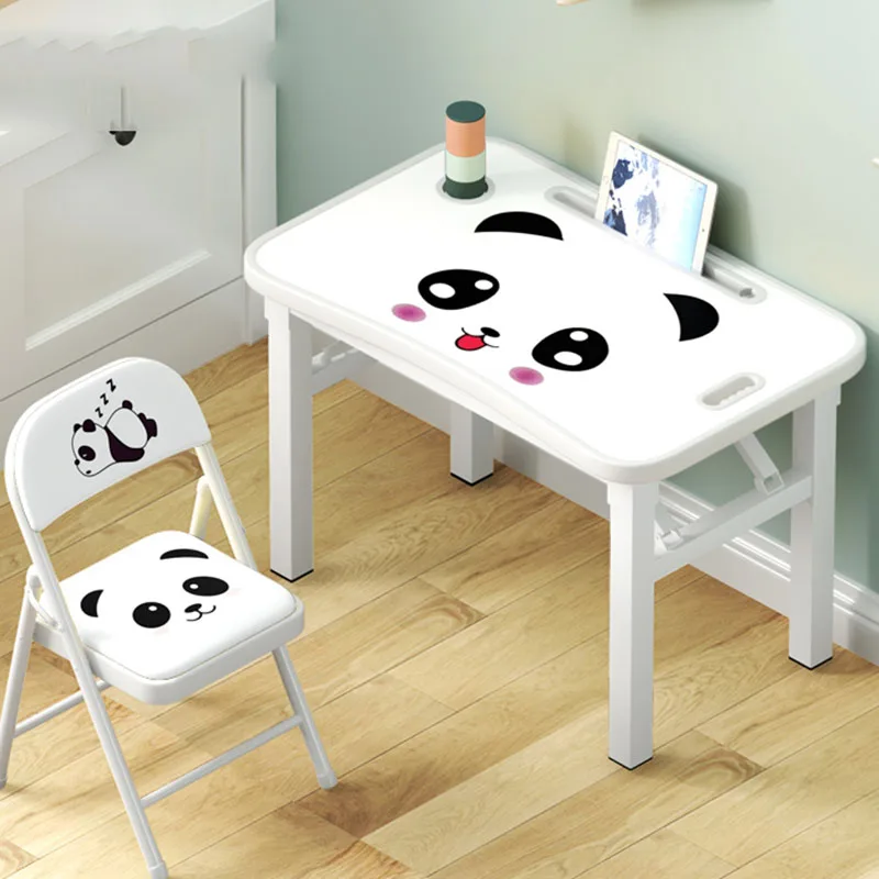 

Creativity Computer Tables Children Plastic China Folding Table Adjustable Minimalist Table Enfant Avec Chaise Kids Furnitures