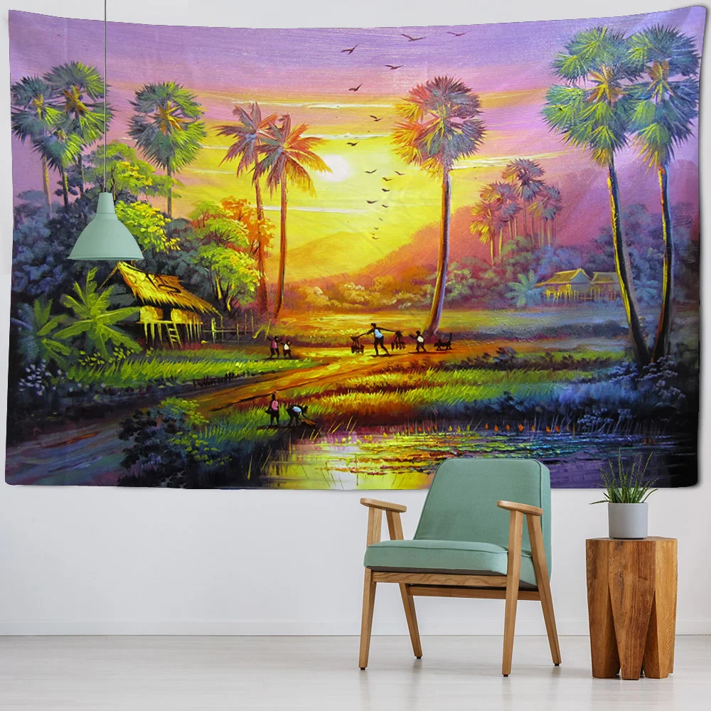 Рисунок 3 - Гобелен в стиле ретро с изображением сказочной сцены