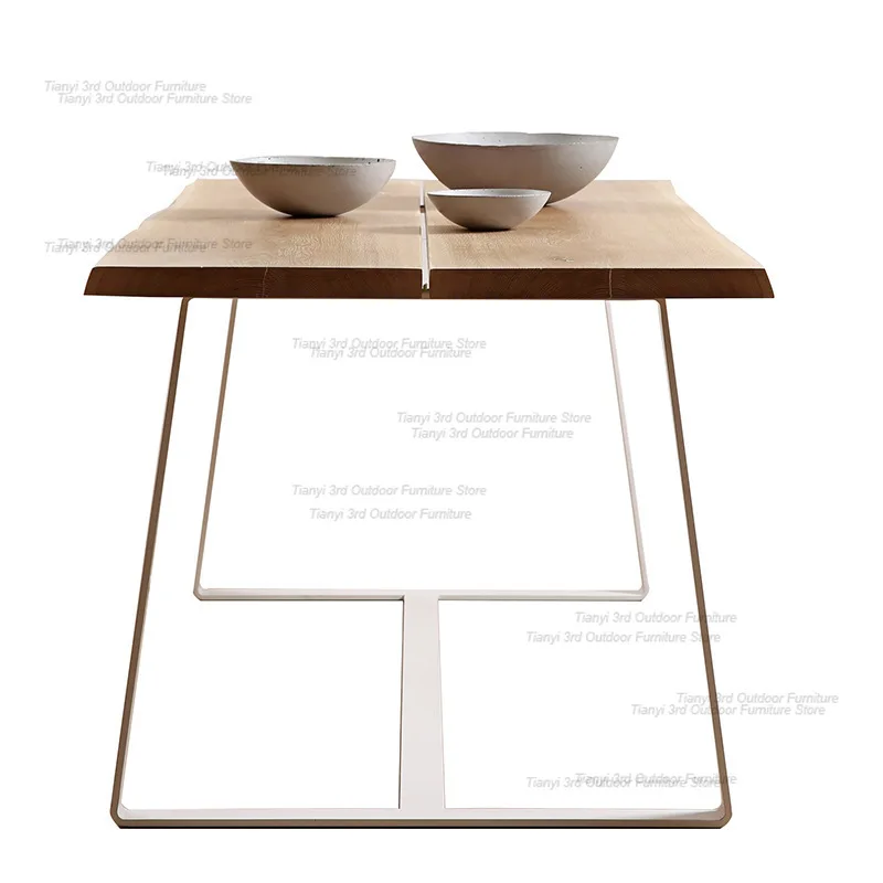 Минималистичный дизайн обеденный стол в скандинавском стиле кофейный