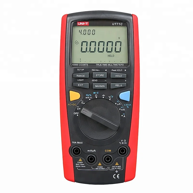 

Цифровой мультиметр, амперметр с USB интерфейсом, 39999 м