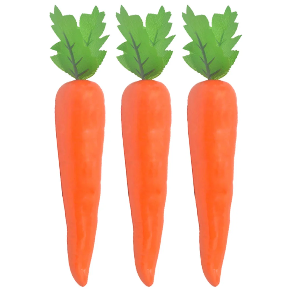 

Carrots Simulation Vegetables Props Artificial Vegetable Fruits Fruit Faux Decoration Eastermodel Fake Carrot Mini Photography