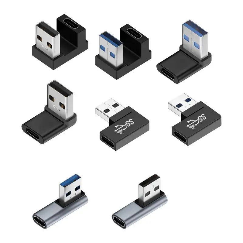 Зарядный кабель USB 3,1 Type-C, 3 а, с углом в 90/180 градусов, 10 Гбит/с