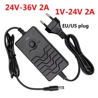 adjustable 2v 24v 26v 28v 29v 30v 31v 32v 33v 34v 36v 2a universal ac dc power adapter supply multi voltage adaptor adaptador