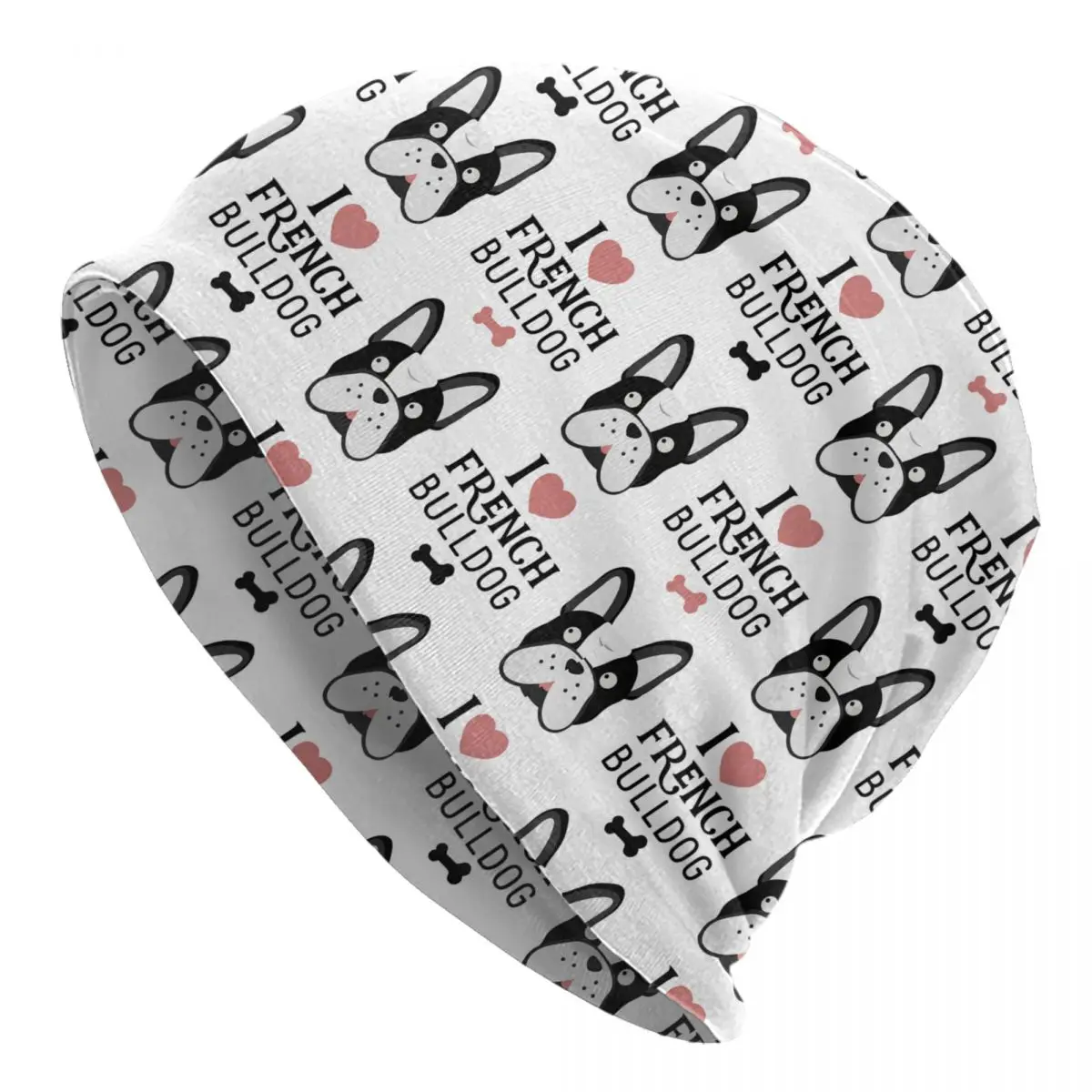 

French Bulldog Skullies Beanies Caps Men Women Unisex Street Winter Warm Knitted Hat Adult Frenchies Dog Bonnet Hats