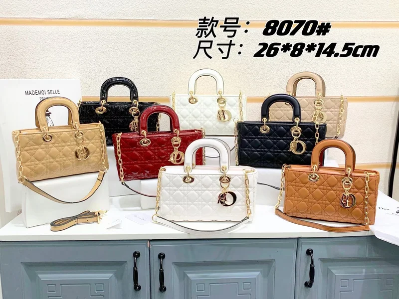 

Сумка на плечо A8070 женская кожаная, популярный саквояж средней и большой вместимости, чемоданчик кросс-боди на одно плечо, 2023