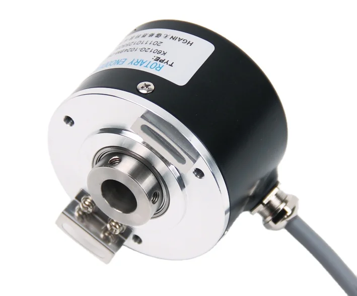 

80mm big bore optical sensor hollow shaft rotary encoder 1000 pulse