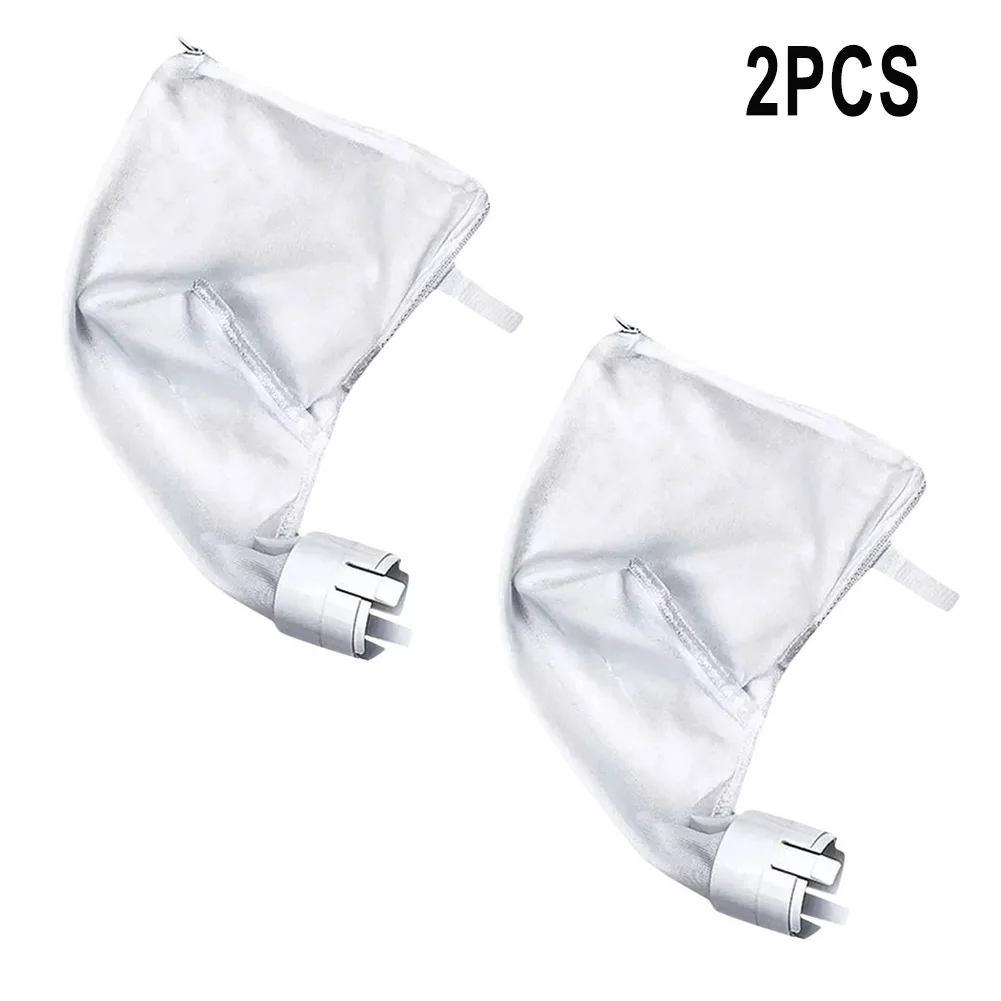 

1/2Pcs Filter Bag For Polaris 360/380 Pool Cleaner 22X31cm Accessories Suction Machine Kits White Pool Filter Bag 12.20x8.66x2.4