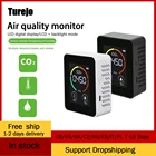Цифровой газоанализатор, многофункциональный домашний Термогигрометр для контроля качества воздуха, CO2