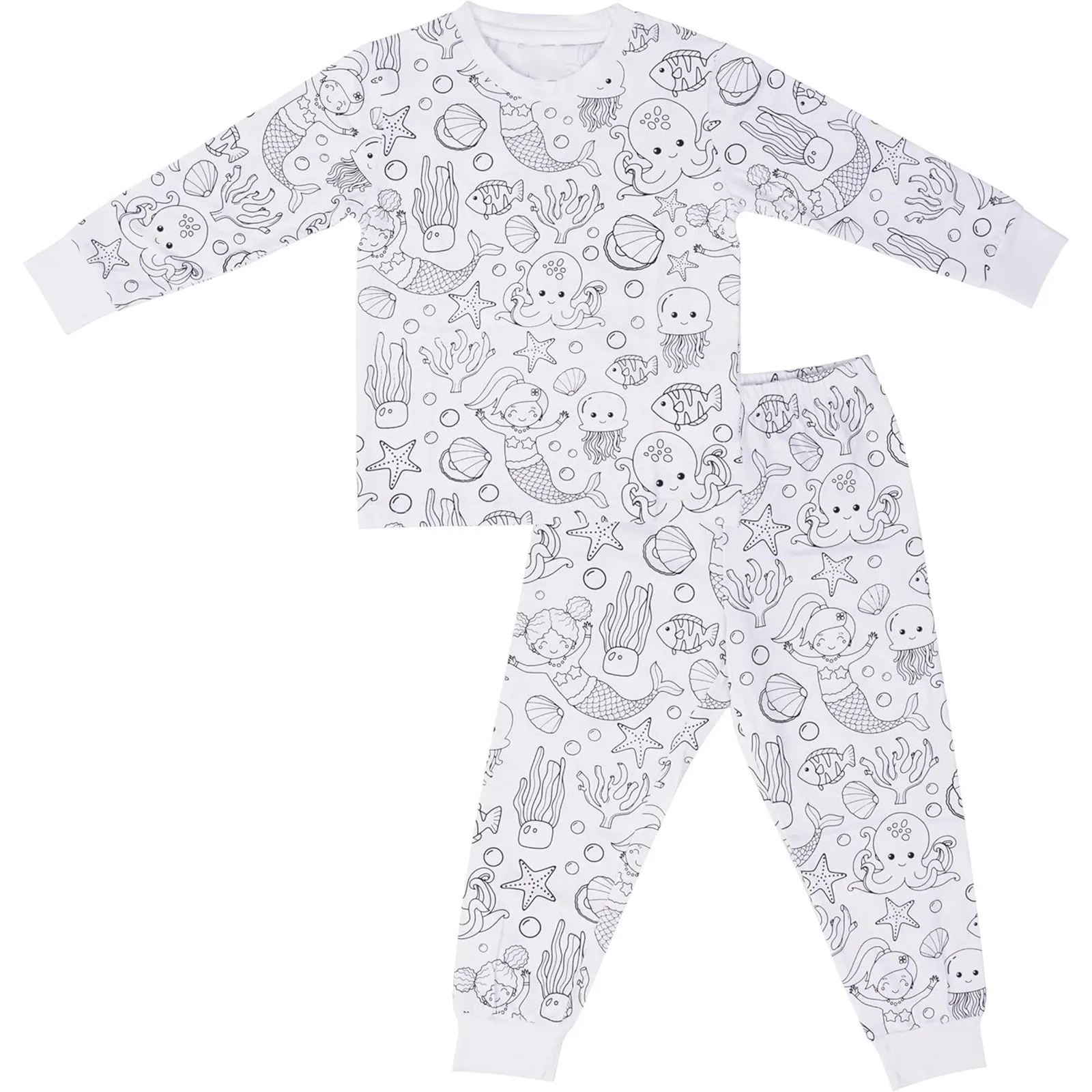 Новые пижамы сделай сам детский эскиз красочный пижамный комплект детское