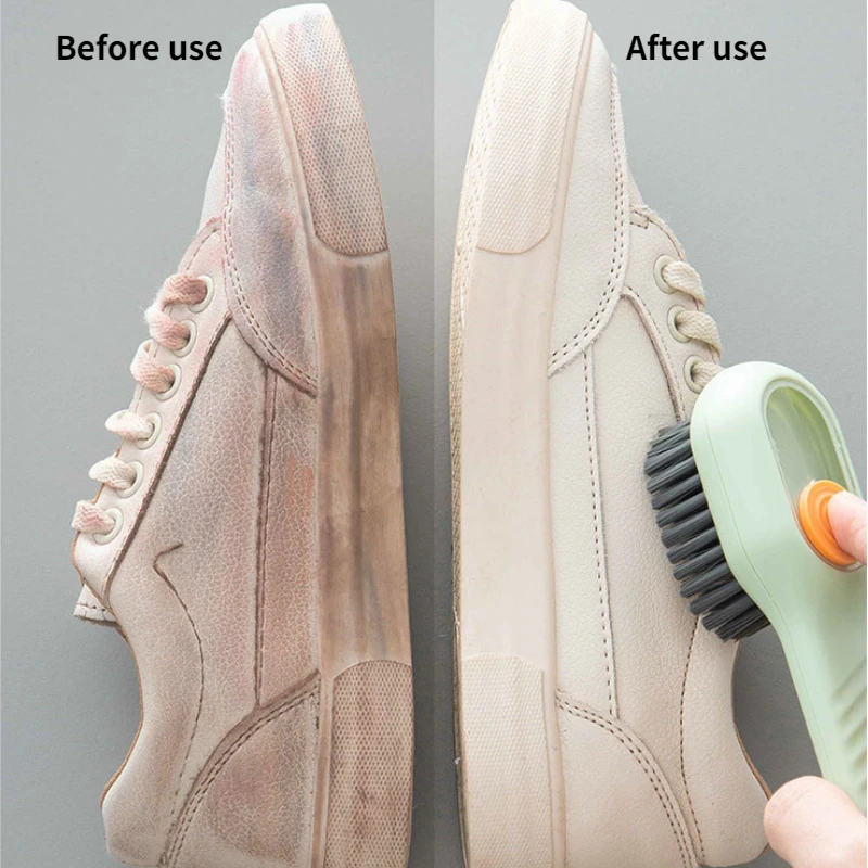 

Household Multi-function Pressing Drainage Shoe Brush Clothing Brush Depth Cleaning Brush Bathroom Supplies Cleaning Gadgets
