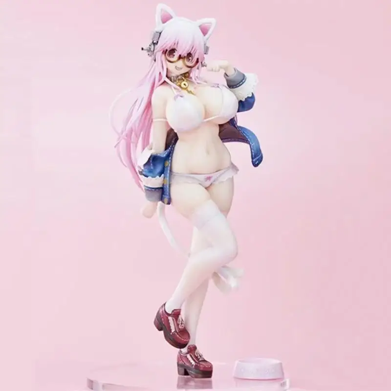 

Nitro Super Sonic Anime Figure Sonico White Cat Ver. PVC Action Figure Anime Figure Model Toys Collection Doll Gift