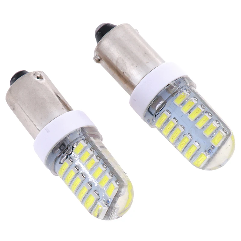 2X BA9S T11 T4W 3014 24smd 12 В светодиодные автомобильные боковые лампы внутренние белые