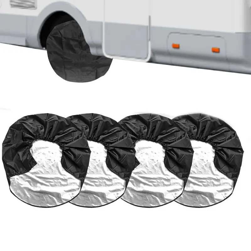 

Крышка для автомобильных запасных колес, универсальные автомобильные аксессуары для RV колес, водонепроницаемые УФ-защита от солнца для дома на колесах
