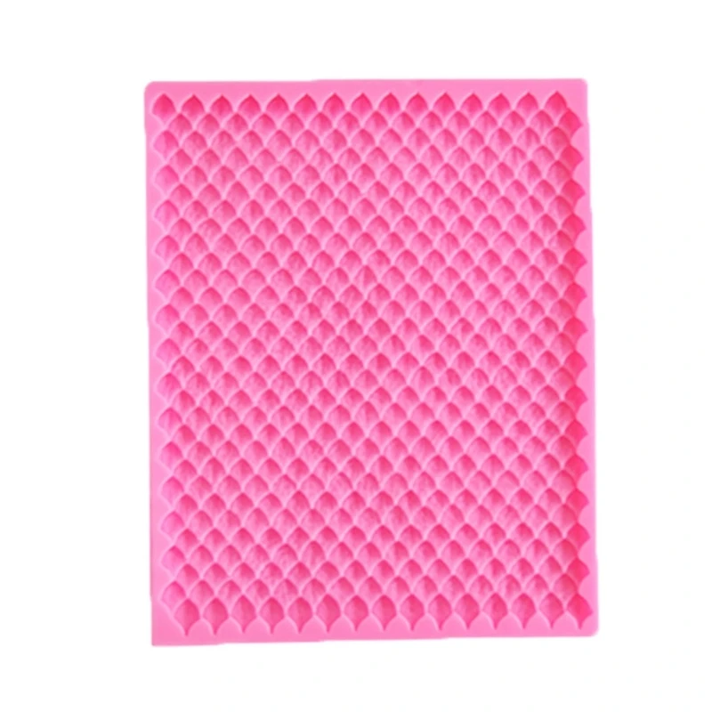 3D рыбья чешуя динозавра силиконовая гибкая пищевая форма глина смола керамика