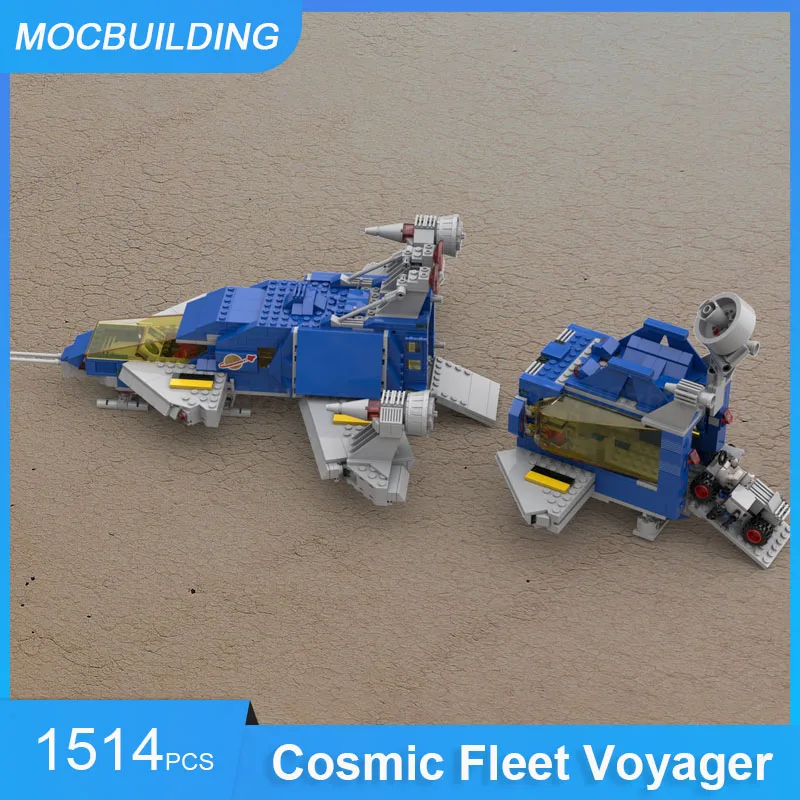 Конструктор MOC Cosmic Voyager Fleet Lambda I & II Galaxy Swing-Wing Sprinter Alien Moon Stalker модели кирпичи