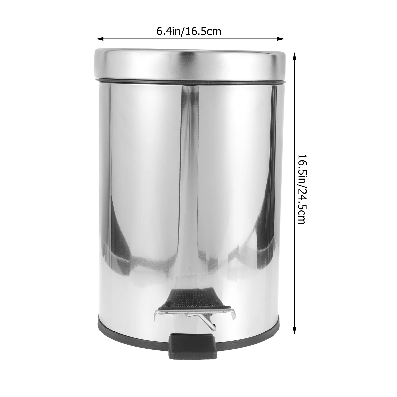 

Office Waste Container Stainless Trash Can Multifunction Step Steel Kitchen Bin Garbage