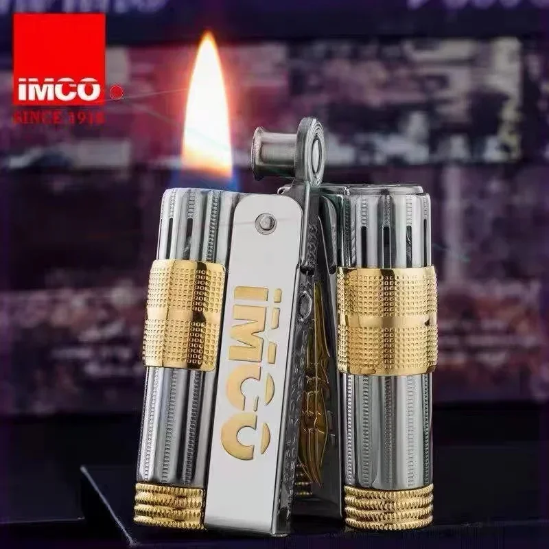 Фото Винтажная оригинальная металлическая зажигалка IMCO 6700, австрийская серия зажигалки с шлифовальным кругом и коробкой №1