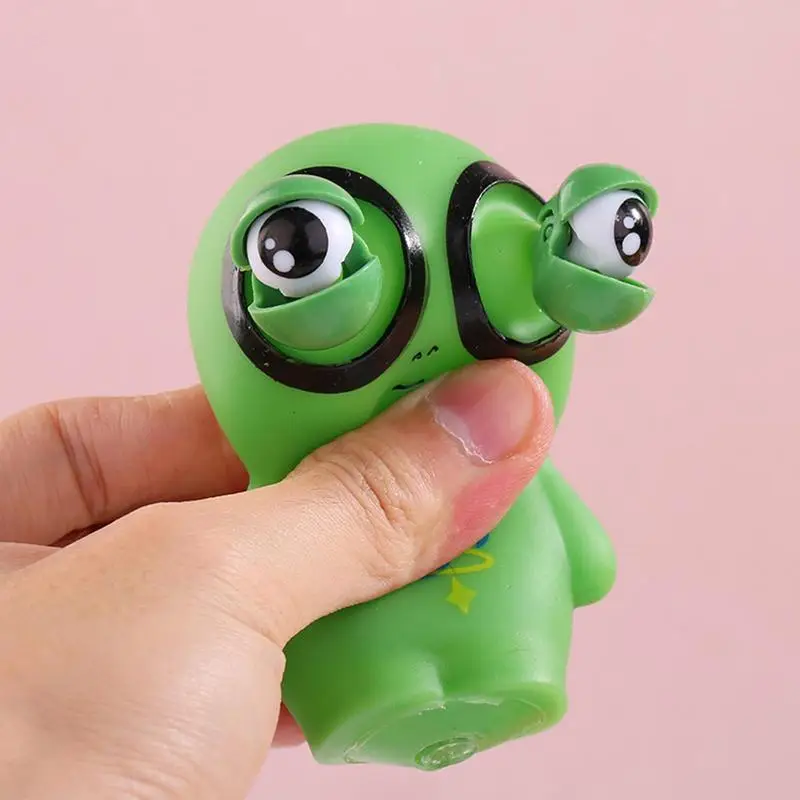 

Squish Squeeze Toys Alien Shaped Eyes Popping Doll Stress Relief Trick Toy Slow Rising for Kids Adults Funny Christmas Gift