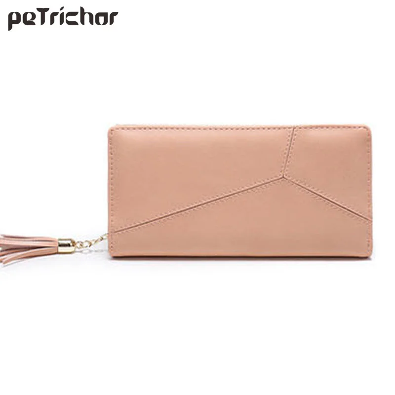 

Women PU Leather Long Wallet Card Holder Fashion Clutch Coin Purse Female Zipper Casual Money Bags for Girls