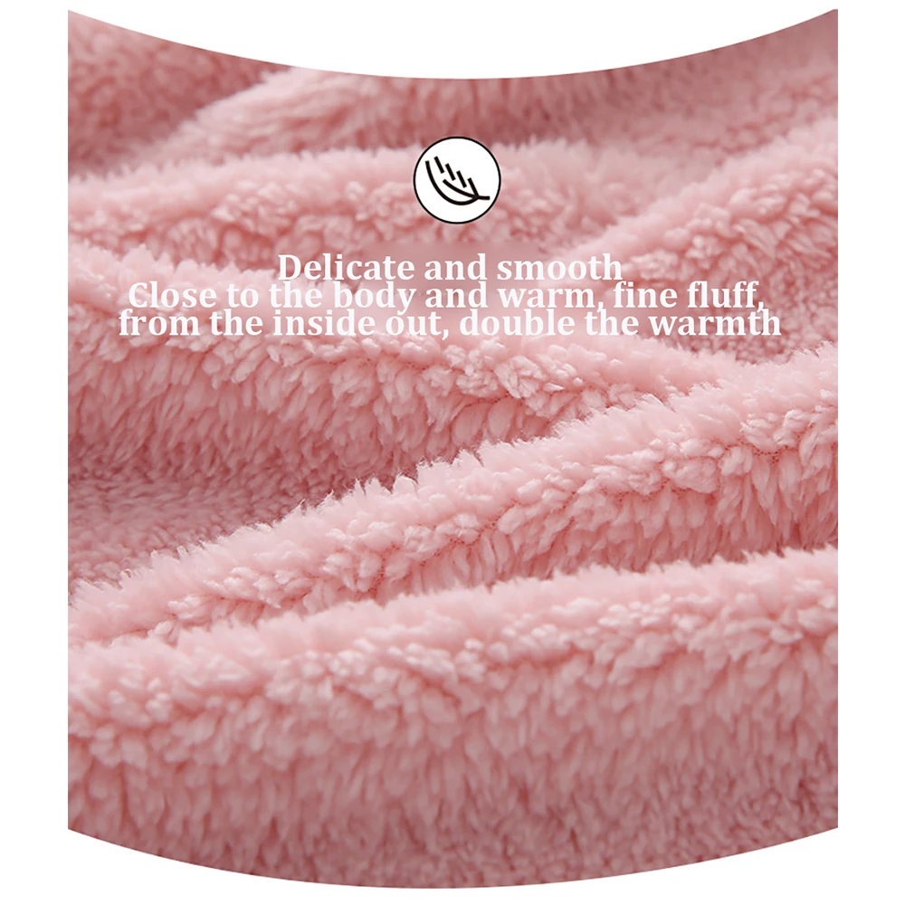 Super Thick Flannel Warm Women's Winter Pajamas Sweet Cute Floral Pajamas for Women Loose Sleepwear Coral Fleece Pyjamas Sets