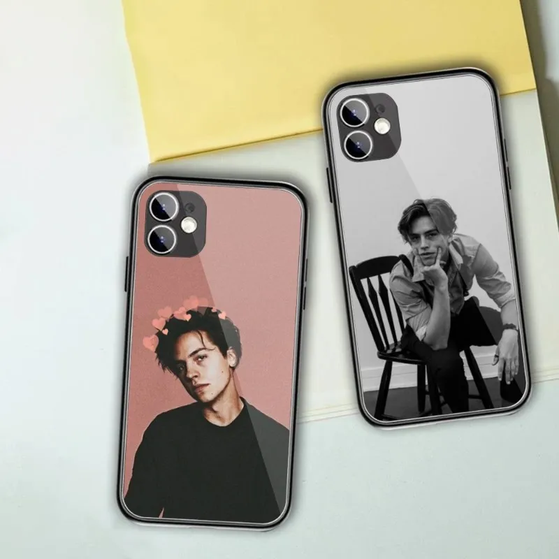 Cool Cole Sprouse Phone Case For IPhone 14 13 12 11 XS X 8 7 6 Plus Mini Pro Max SE 2022 Black PC TPU Glass Phone Cover images - 6
